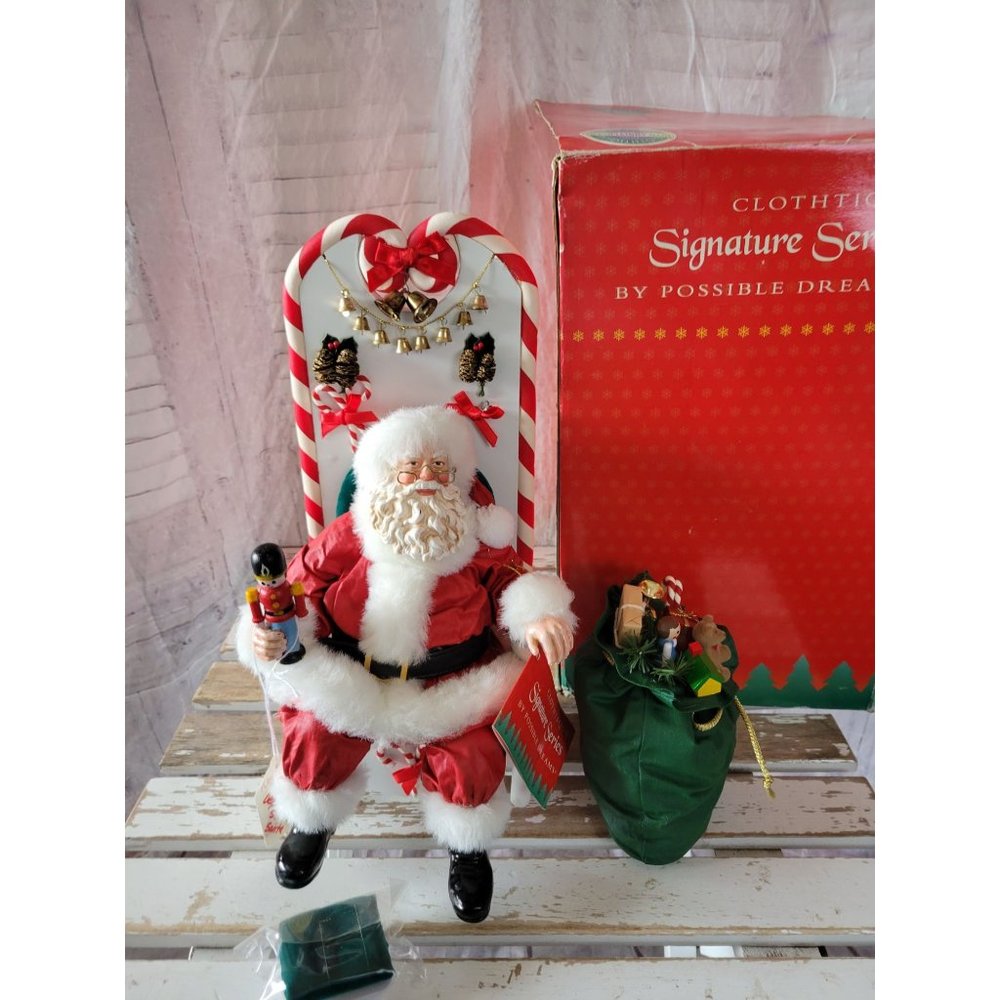 Clothtique Santa chair department 1995 signature series bag‎